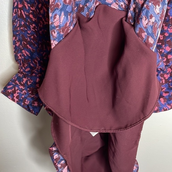 Parker | Silk Blend Calantha Long Sleeve Dress Size XL - Picture 9 of 10